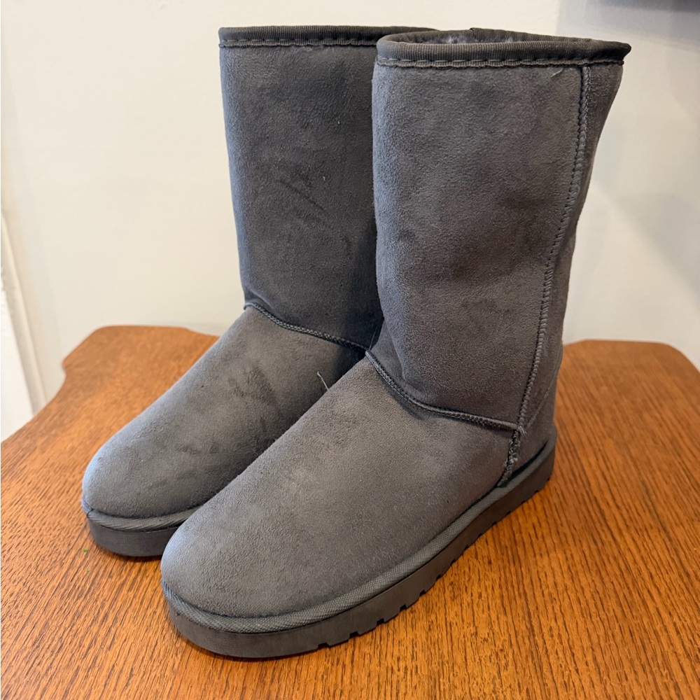 Women's Gray Winter Boots